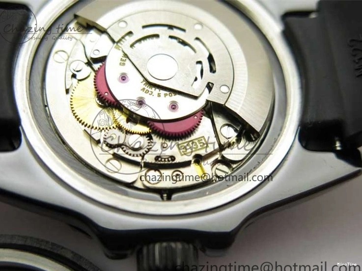 MiroTime 0122 Submariner 40mm Black Ceramic 5GF Best Edition Black Dial on Black Rubber Strap SA Unique 2464